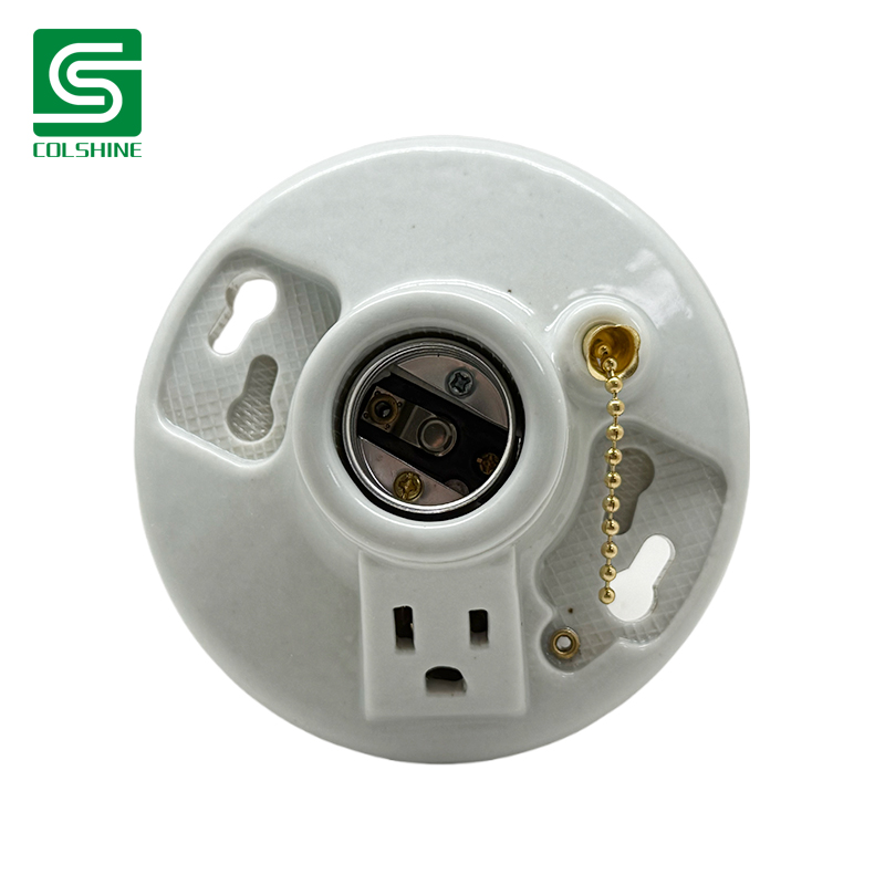 White Lamp Holder